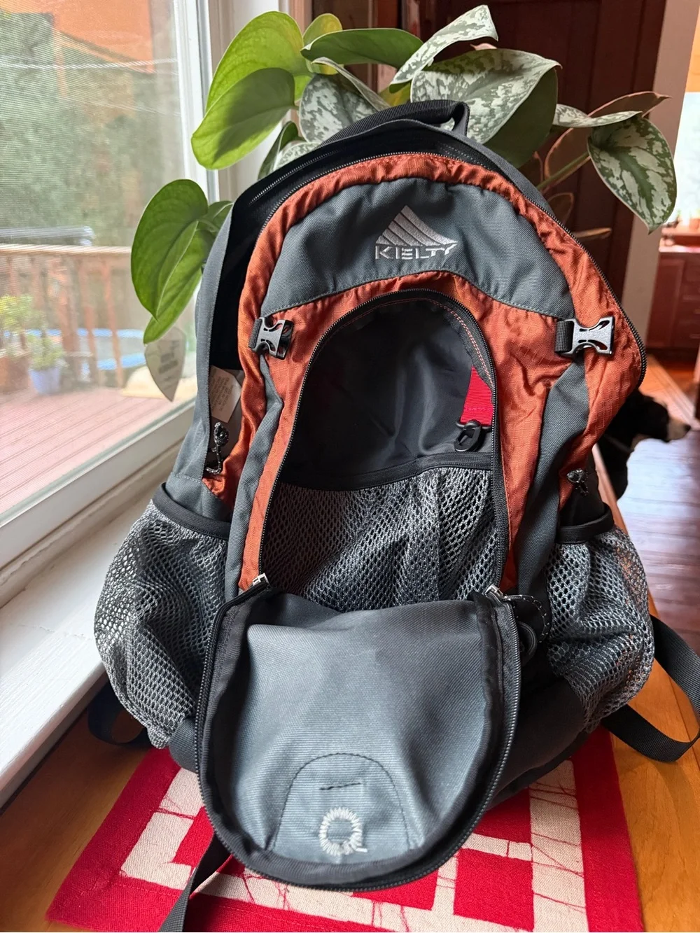 Kelty Tahoma Backpack — Rust and Gray